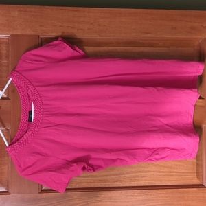 Talbots top with decorative collar